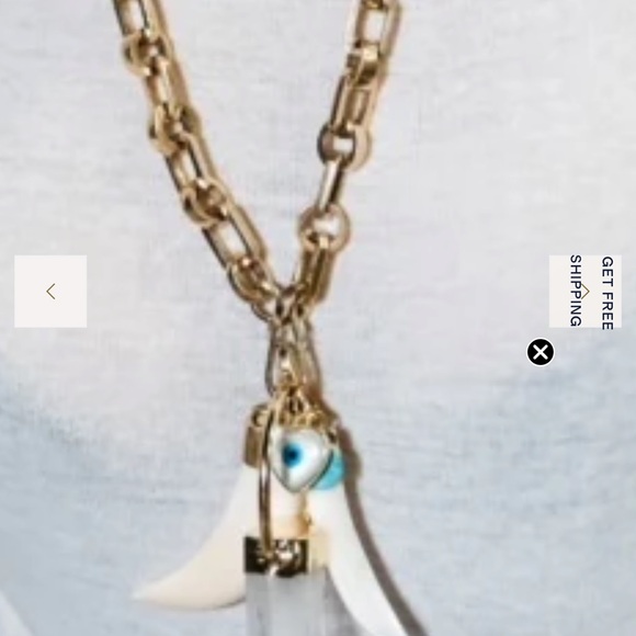 Parker Thatch Gold/ Brass Long Chain Necklace - Picture 3 of 3